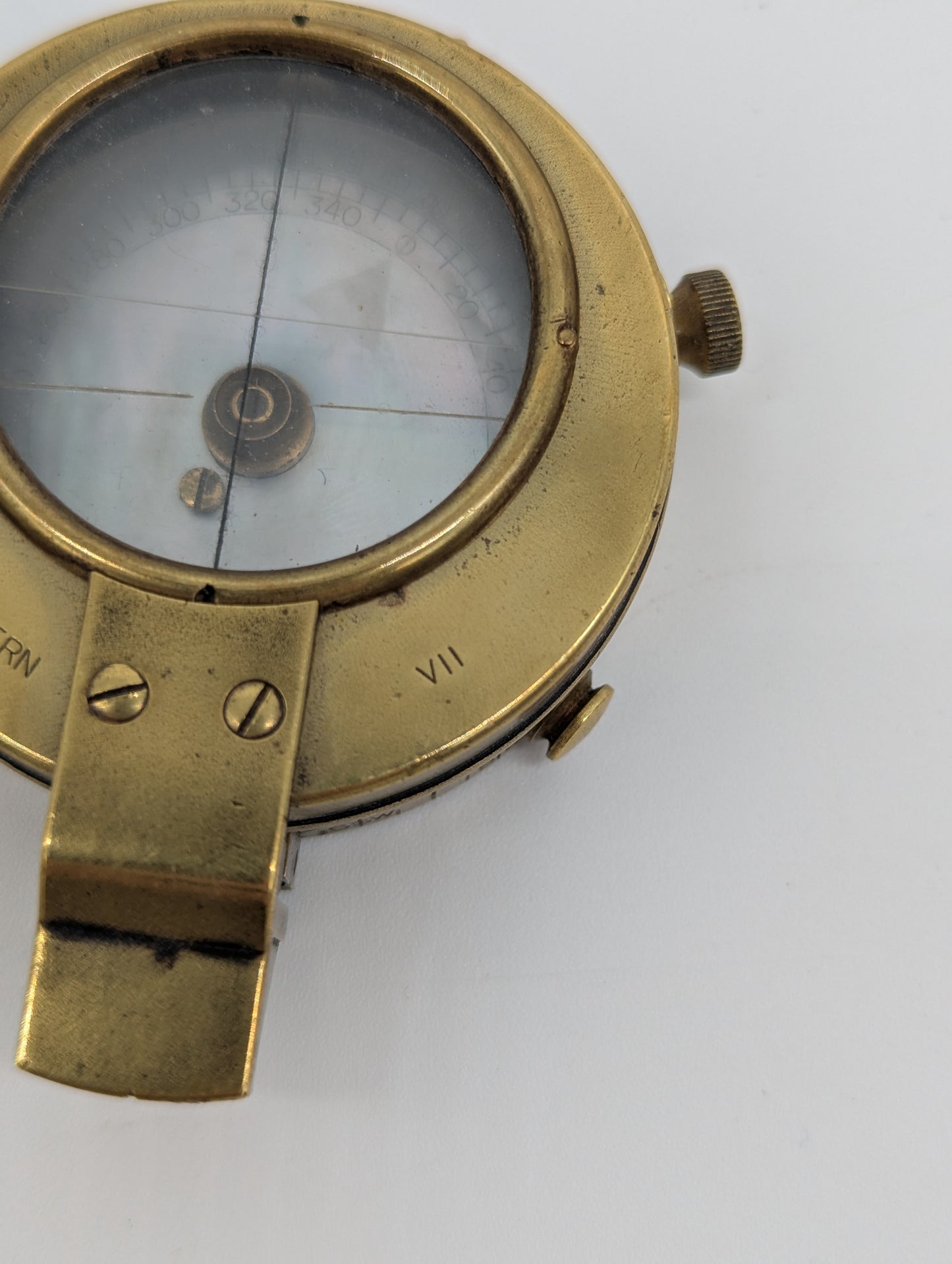 Kompass Verners Pattern MK VII Messing Erster Weltkrieg Militaria Britisch