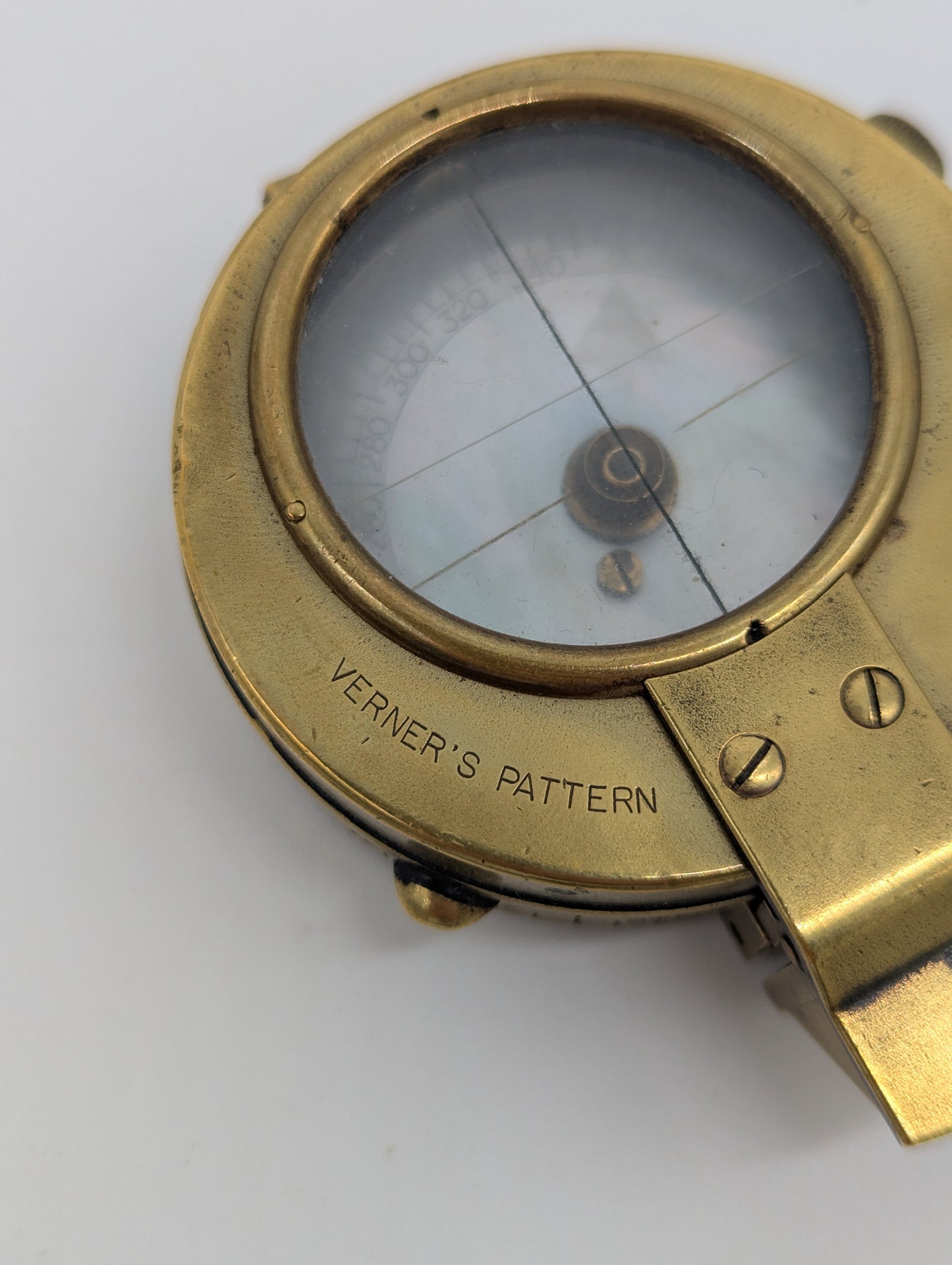 Kompass Verners Pattern MK VII Messing Erster Weltkrieg Militaria Britisch