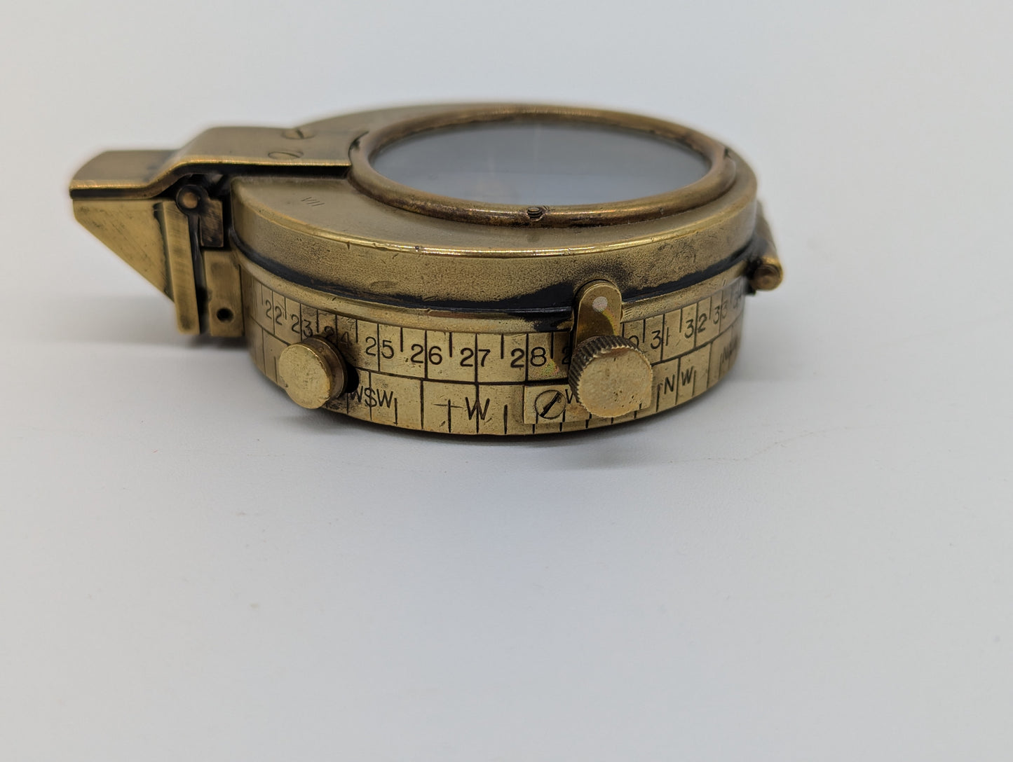 Kompass Verners Pattern MK VII Messing Erster Weltkrieg Militaria Britisch