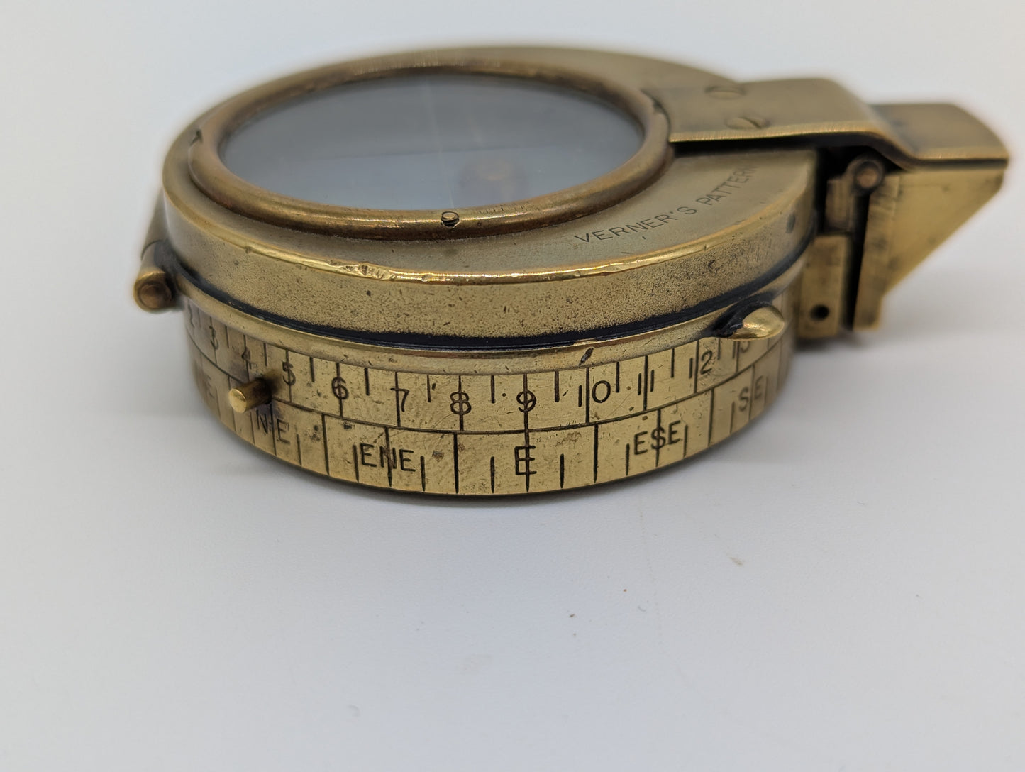 Kompass Verners Pattern MK VII Messing Erster Weltkrieg Militaria Britisch