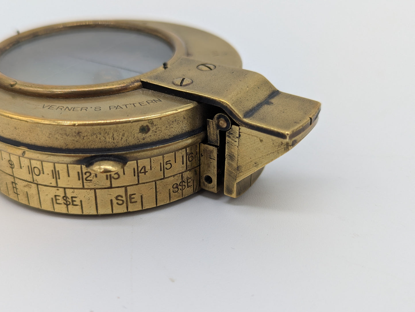 Kompass Verners Pattern MK VII Messing Erster Weltkrieg Militaria Britisch