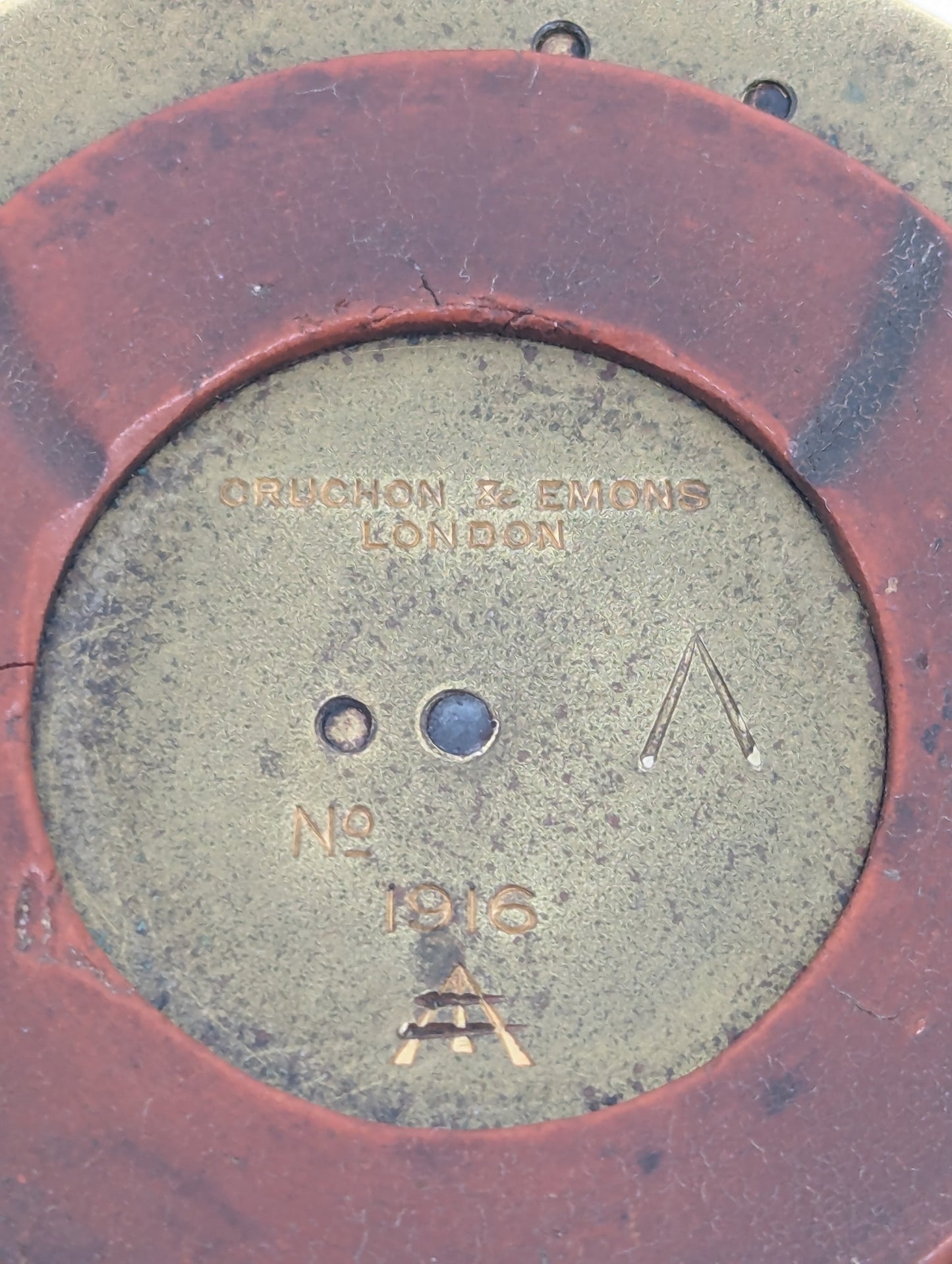 Kompass Verners Pattern MK VII Messing Erster Weltkrieg Militaria Britisch