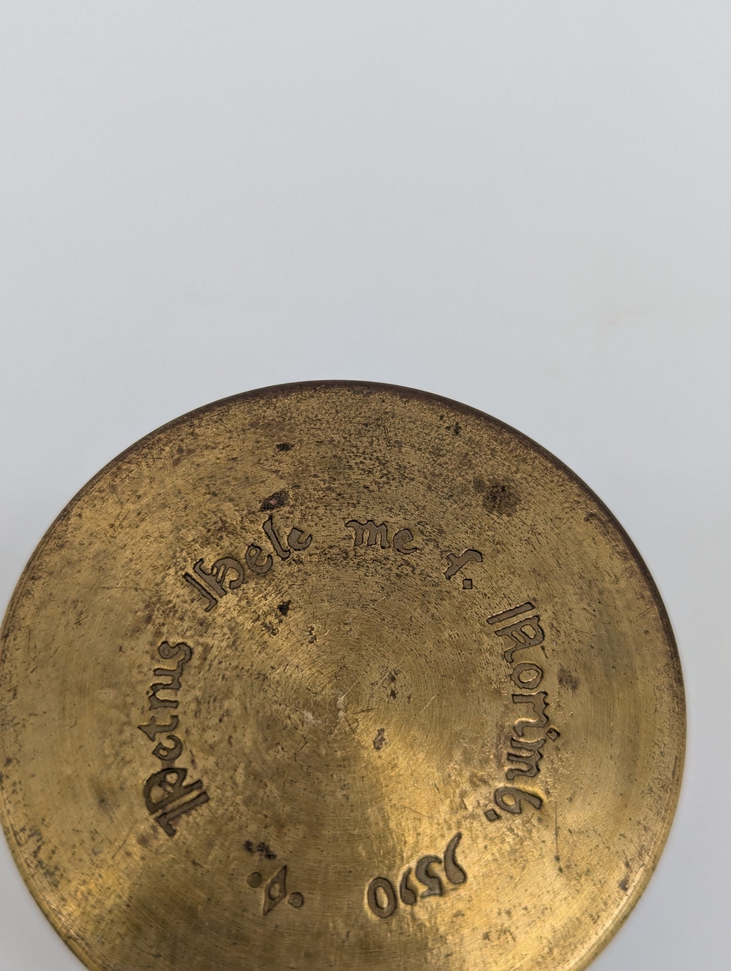 Peter Heinlein Nürnberger Ei Taschenuhr Uhr Vintage Messing