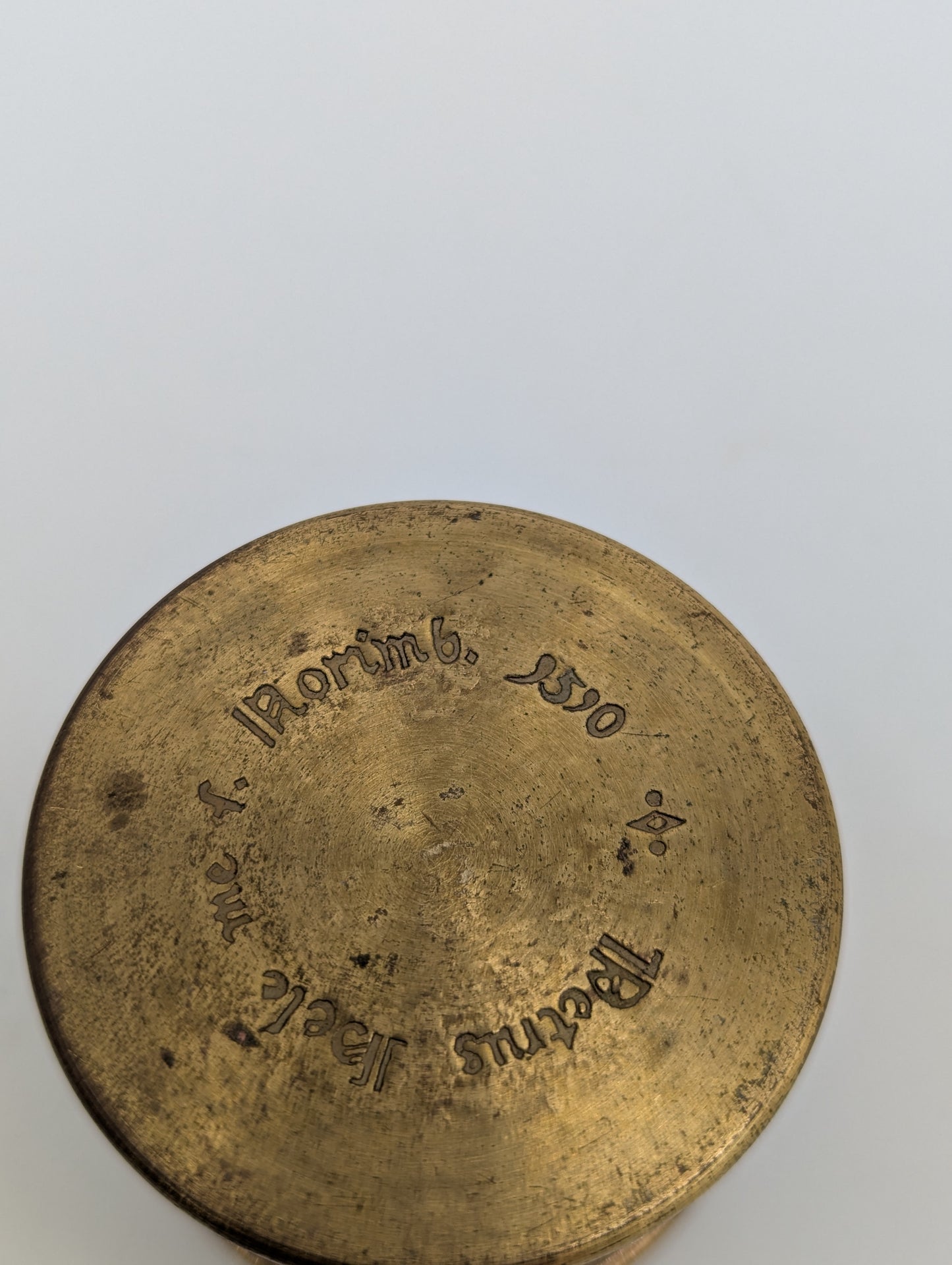 Peter Heinlein Nürnberger Ei Taschenuhr Uhr Vintage Messing