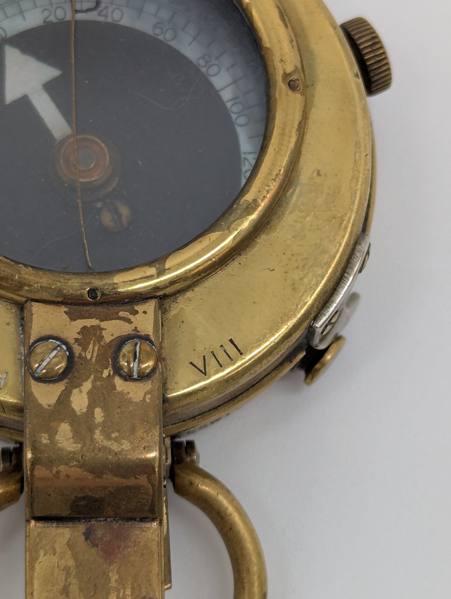 Verners Pattern Kompass MK VIII 1918 E Koehn Genève Suisse Erster Weltkrieg