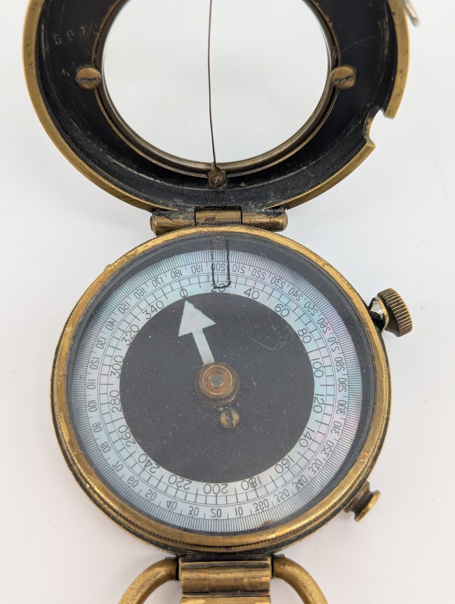 Verners Pattern Kompass MK VIII 1918 E Koehn Genève Suisse Erster Weltkrieg