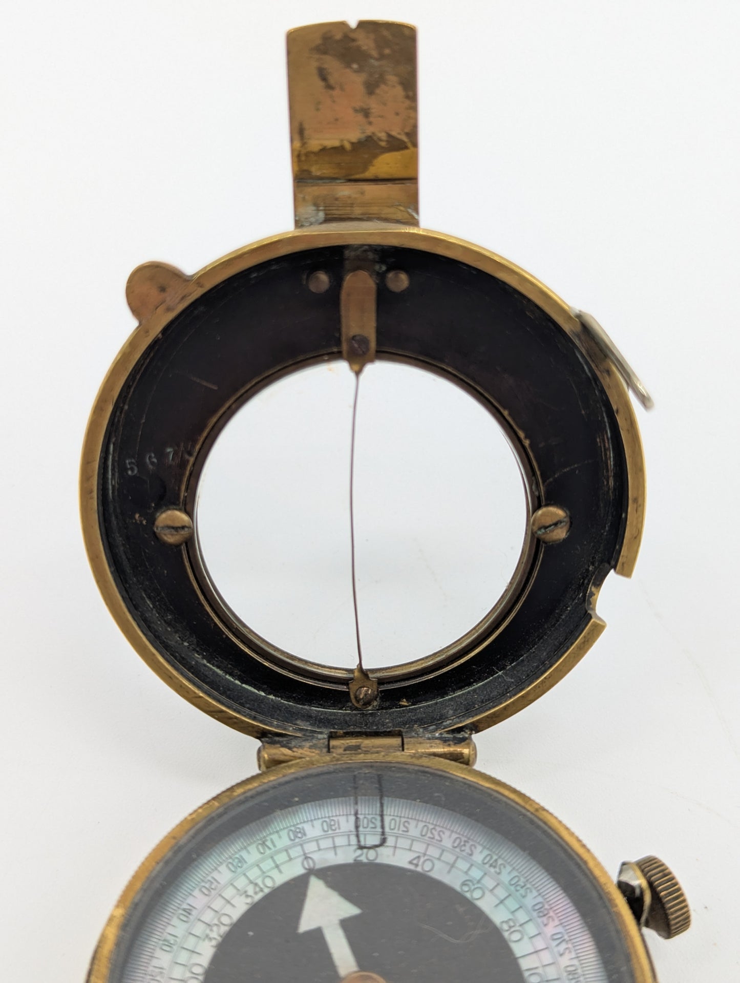 Verners Pattern Kompass MK VIII 1918 E Koehn Genève Suisse Erster Weltkrieg