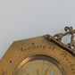 Äquatorialsonnenuhr Augsburger Typ Messing Kompass Maritim Vintage