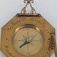 Äquatorialsonnenuhr Augsburger Typ Messing Kompass Maritim Vintage