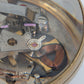 Laco Electric Uhr Taschenuhr in Glaskugel Vintage Design Messing