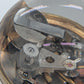 Laco Electric Uhr Taschenuhr in Glaskugel Vintage Design Messing