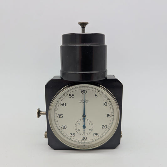 Jaquet Industriestoppuhr Schweiz Mechanischer Zeitmesser Labor Technik Vintage