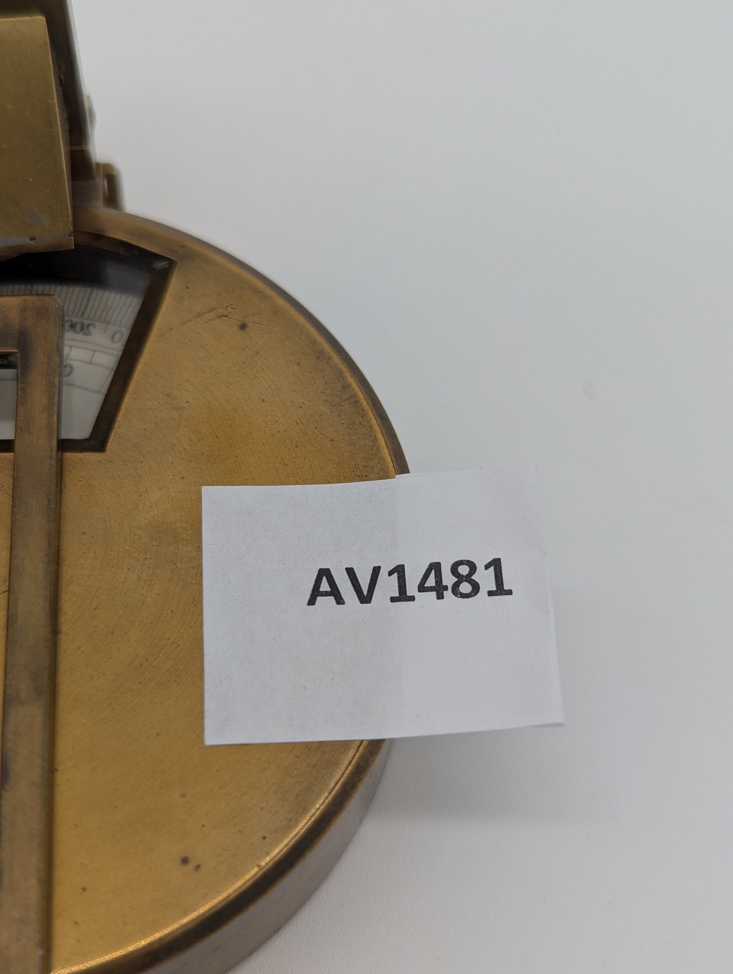 Antiker Messing Sextant Taschensextant Navigationsinstrument Maritim