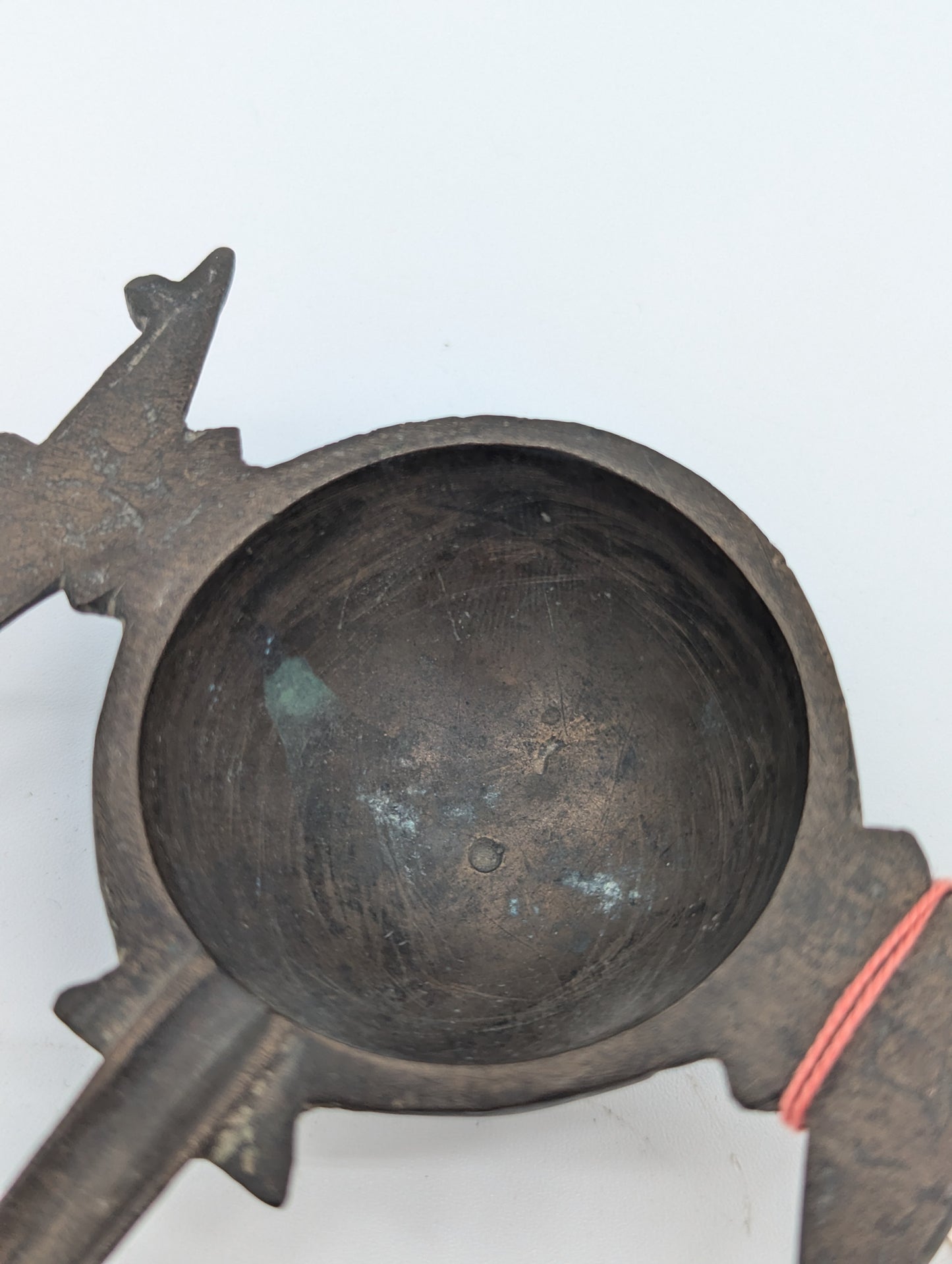 Antike islamische Bronze Öllampe 11 Jh. Mittelalterliche Lampe