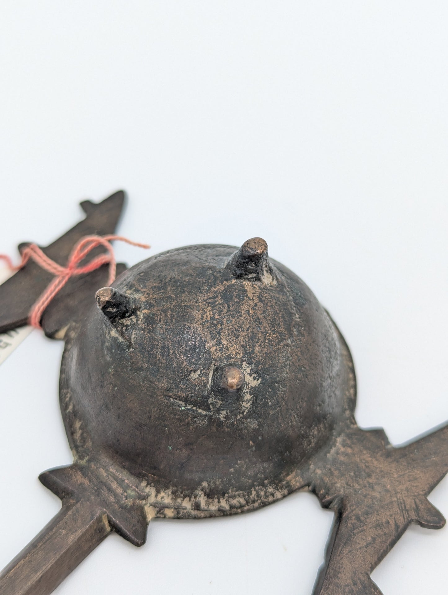 Antike islamische Bronze Öllampe 11 Jh. Mittelalterliche Lampe