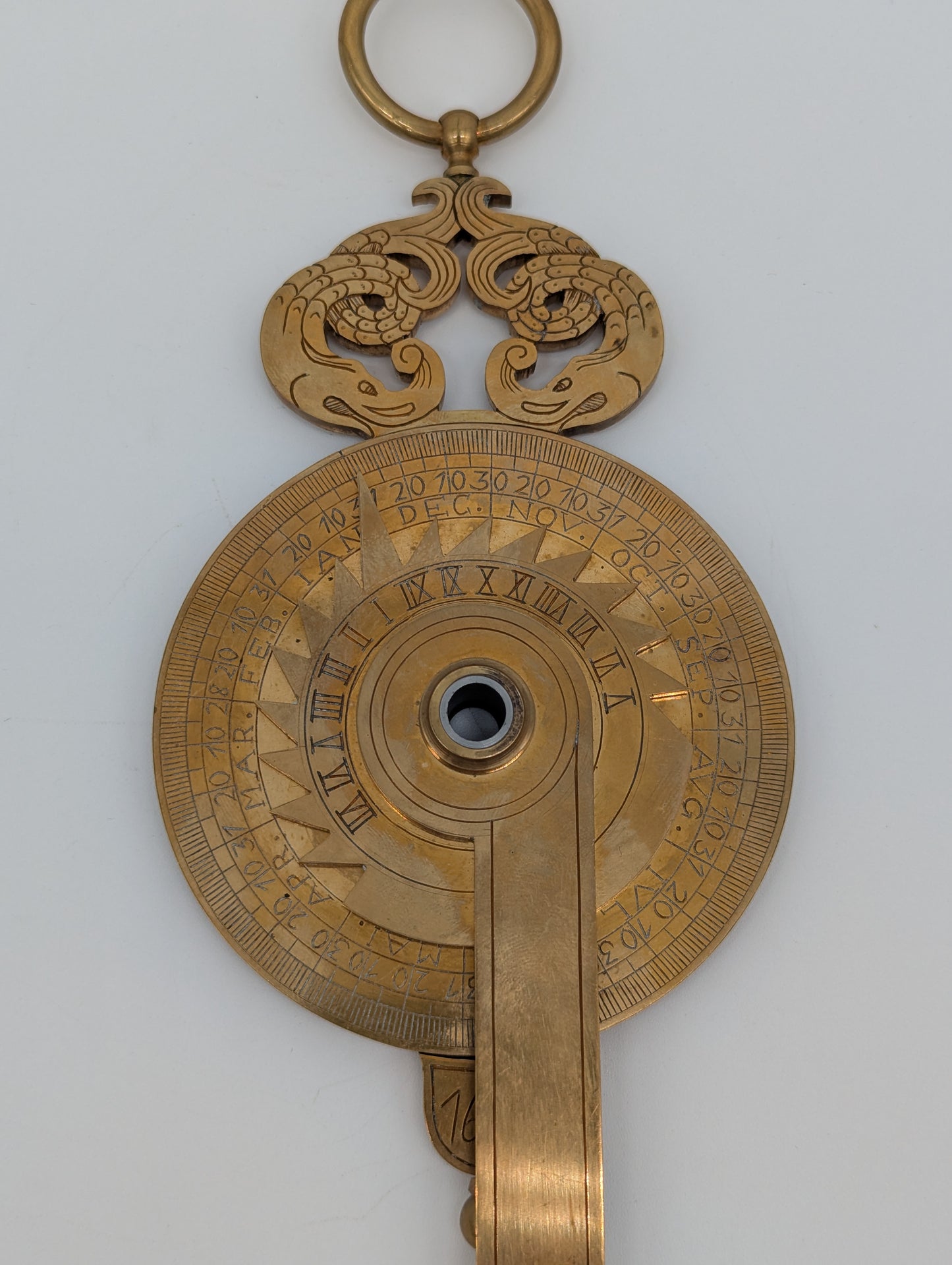 Messing Nocturnal RG 1673 Astronomisches Navigationsinstrument