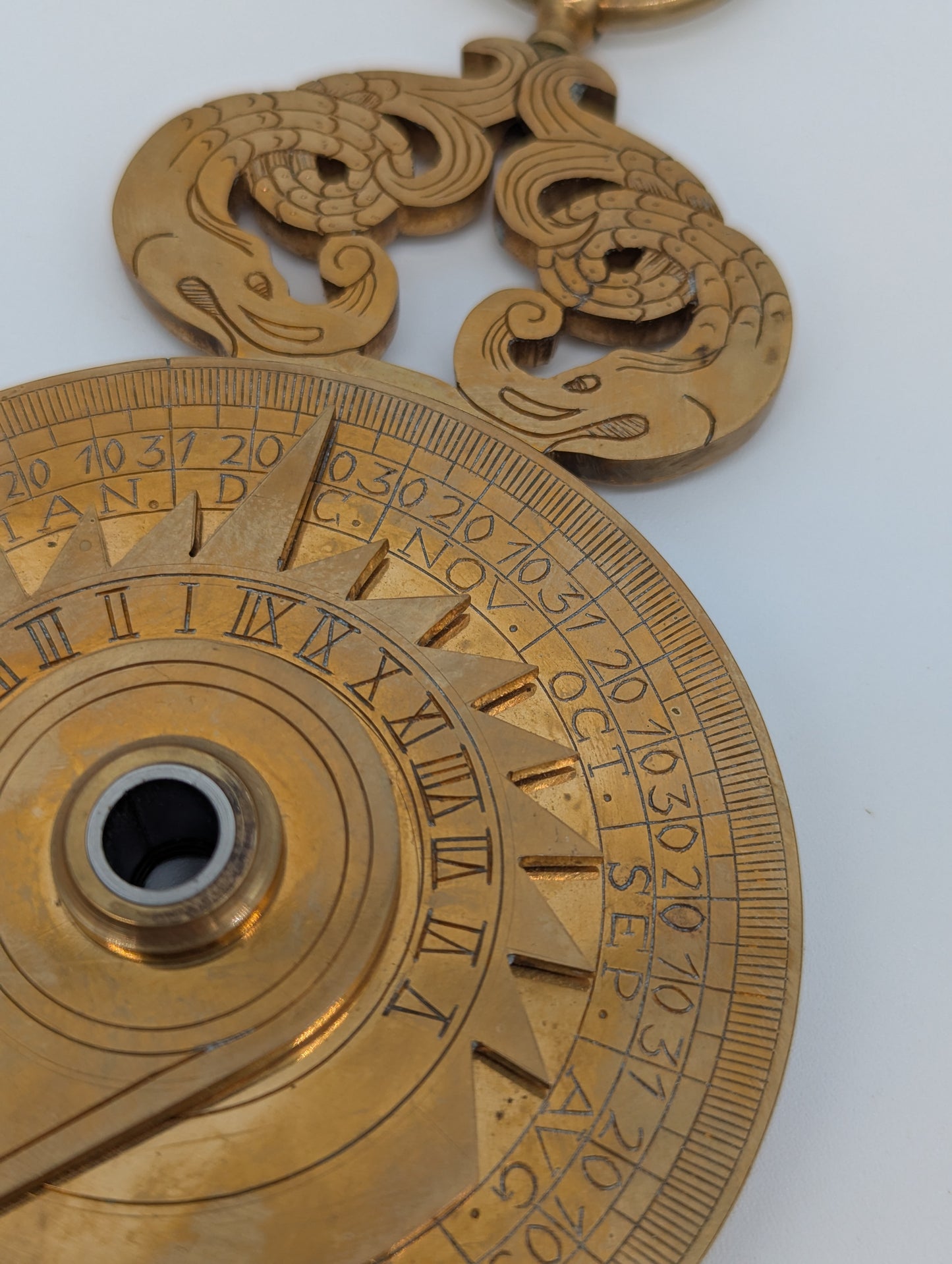 Messing Nocturnal RG 1673 Astronomisches Navigationsinstrument