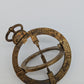Ringsonnenuhr Messing Astronomisches Navigationsinstrument Vintage Dekoration