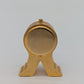 Miniatur Tischuhr Goldoptik King Quartz Uhr Dekoration Vintage
