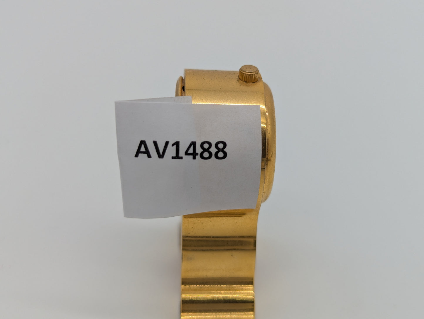 Miniatur Tischuhr Goldoptik King Quartz Uhr Dekoration Vintage