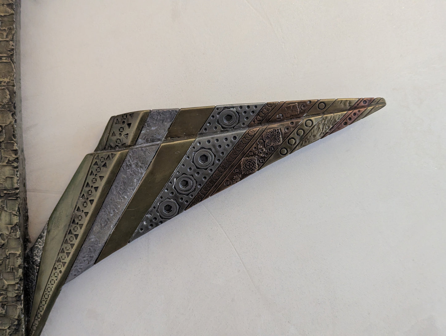 Giovanni Schoeman Metall Wandskulptur „Sonnenblume“ Relief Kunstwerk