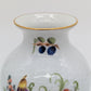Herend Porzellan Vase Handbemalt mit Blumenmotiv Goldrand Dekoration