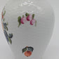 Herend Porzellan Vase Handbemalt mit Blumenmotiv Goldrand Dekoration