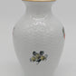 Herend Porzellan Vase Handbemalt mit Blumenmotiv Goldrand Dekoration