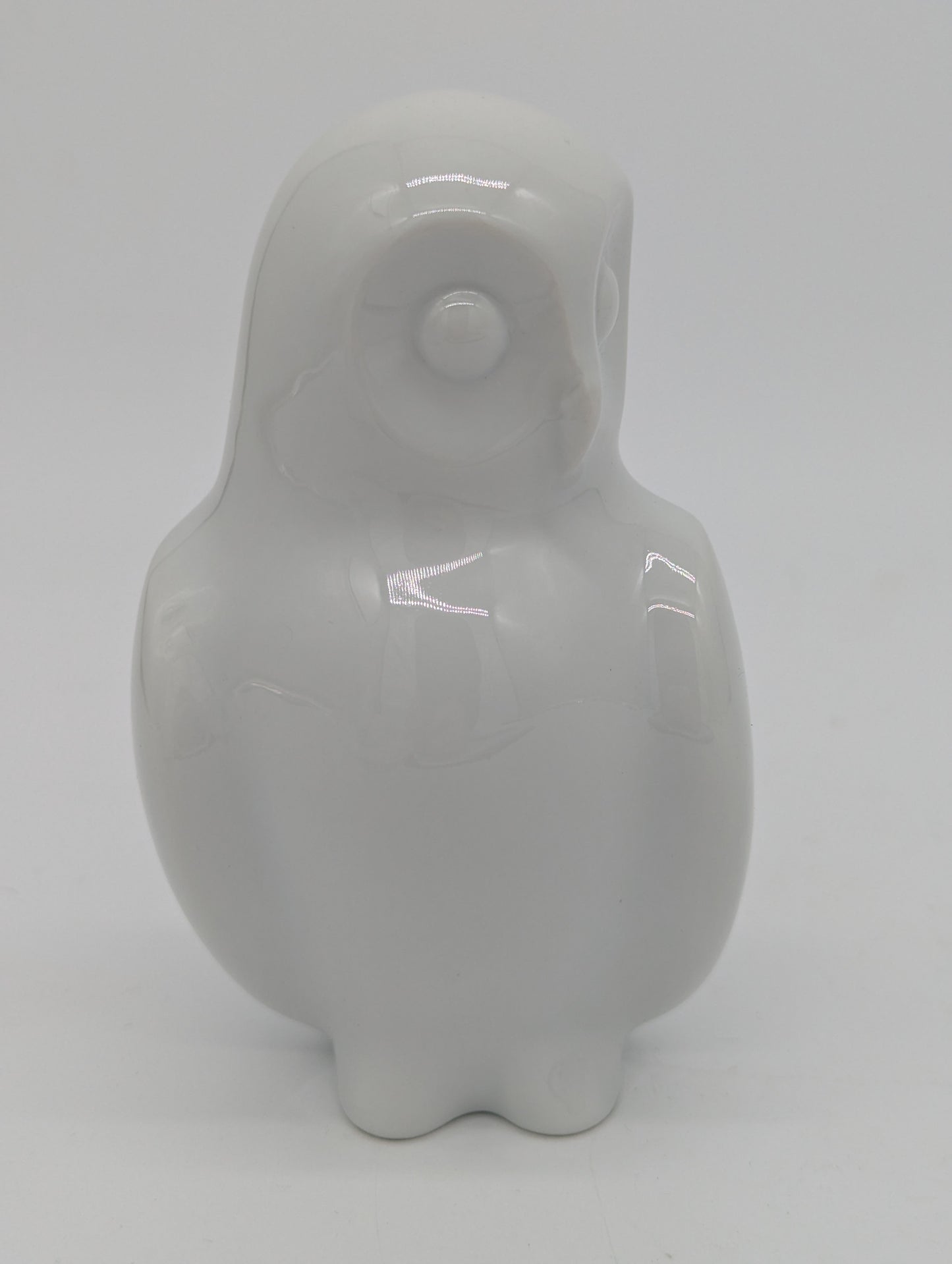 Fürstenberg Porzellanfigur Eule Weißporzellan Modern Design