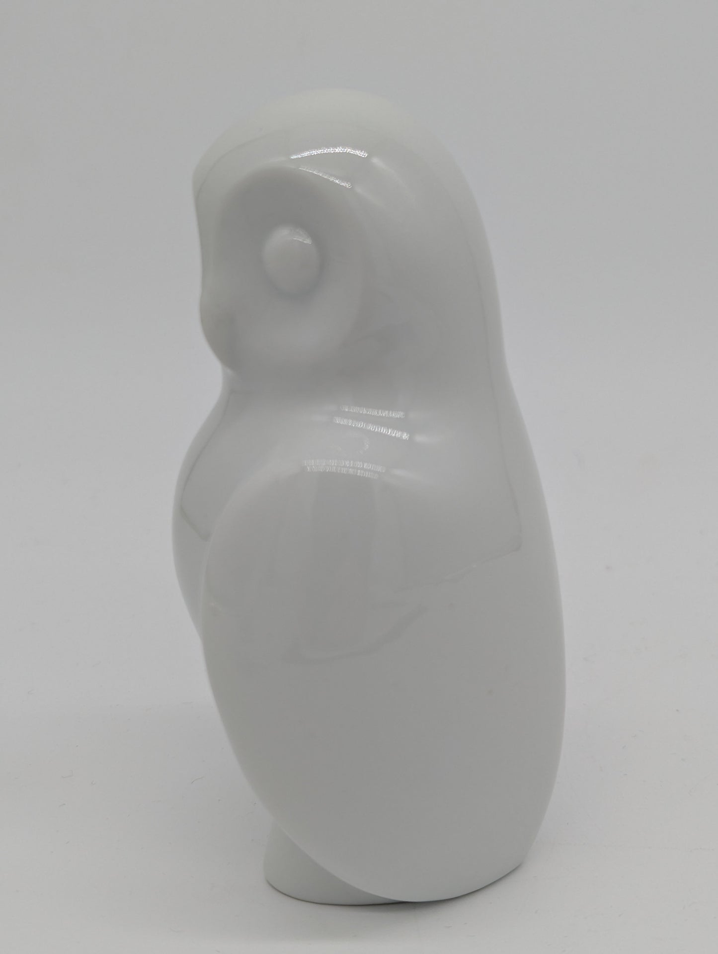 Fürstenberg Porzellanfigur Eule Weißporzellan Modern Design