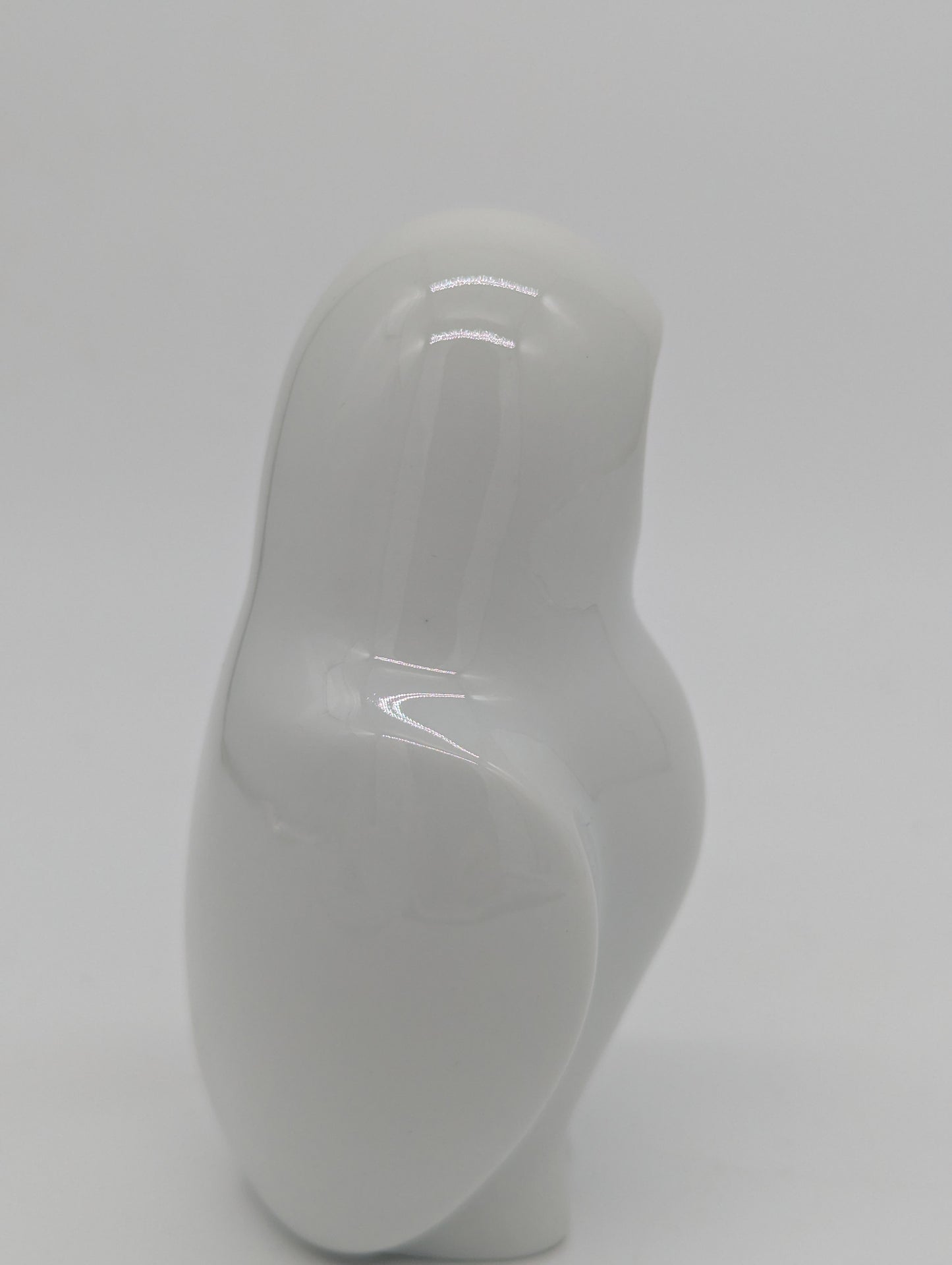 Fürstenberg Porzellanfigur Eule Weißporzellan Modern Design