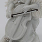 Aelteste Volkstedt Porzellanfigur Dame mit Cello Spitzenporzellan Figur