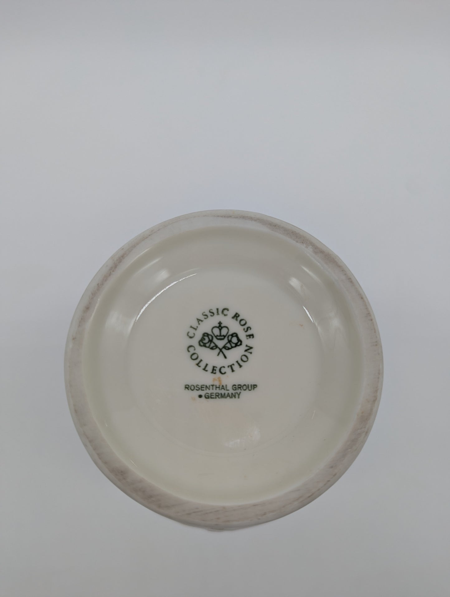 Rosenthal Porzellan Vase Classic Rose Relief Rosen Dekor Goldrand