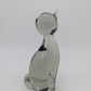 Livio Seguso Murano Glasfigur Katze Rauchglas signiert Italien Designglas