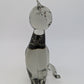 Livio Seguso Murano Glasfigur Katze Rauchglas signiert Italien Designglas