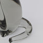 Livio Seguso Murano Glasfigur Katze Rauchglas signiert Italien Designglas