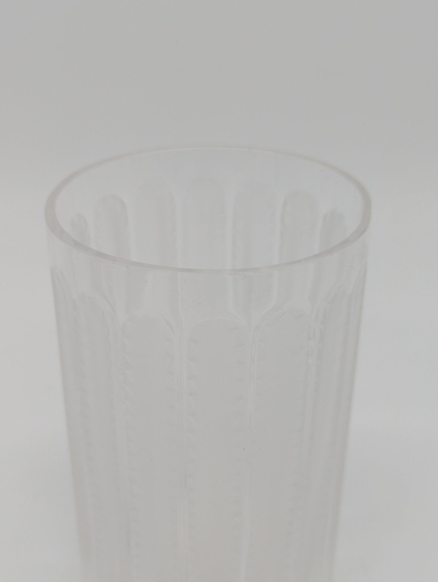 Lalique France Kristallbecher Jaffa satiniert Reliefglas signiert