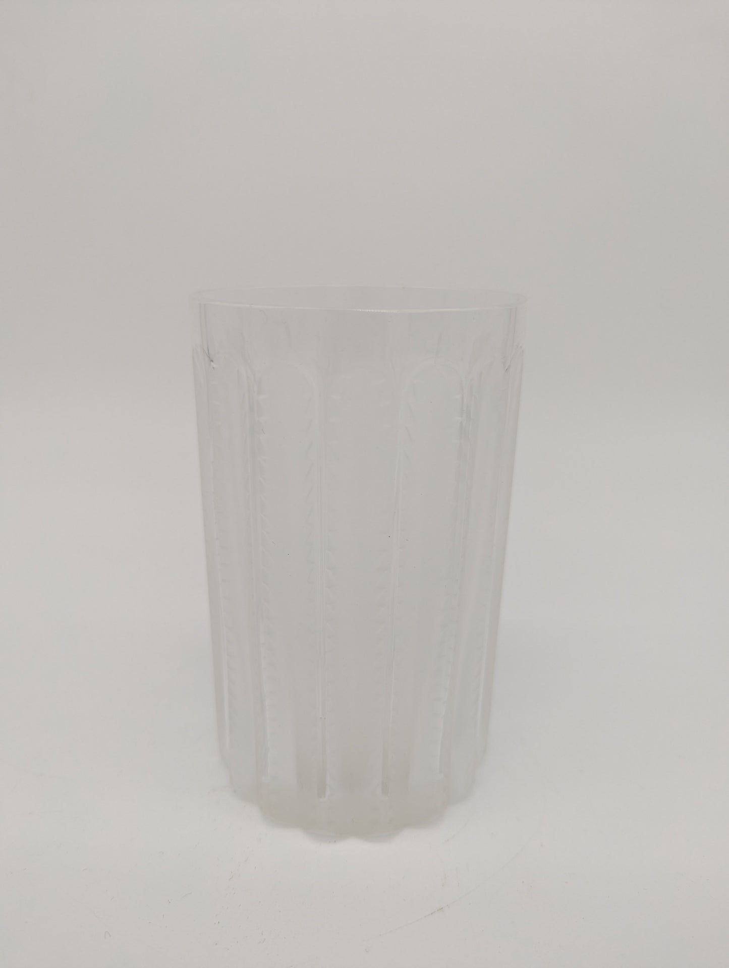 Lalique France Kristallbecher Jaffa satiniert Reliefglas signiert