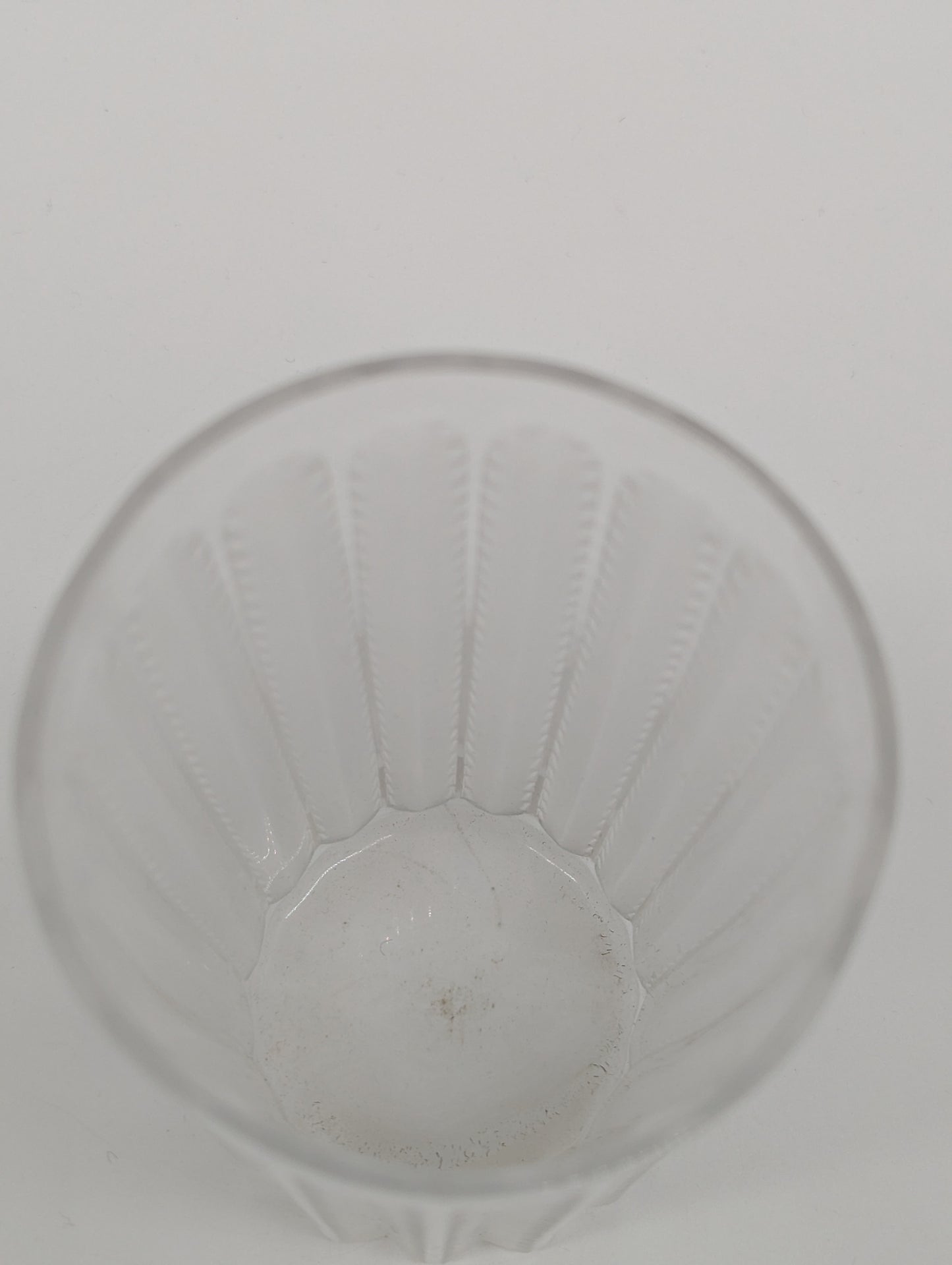 Lalique France Kristallbecher Jaffa satiniert Reliefglas signiert