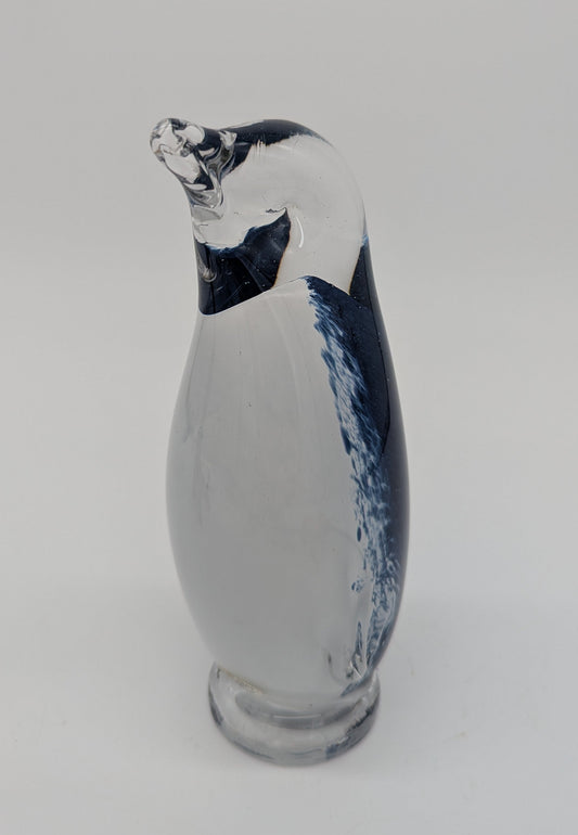 Guldkrokens Hjo Schweden Glasfigur Pinguin handgeblasen Studioglas