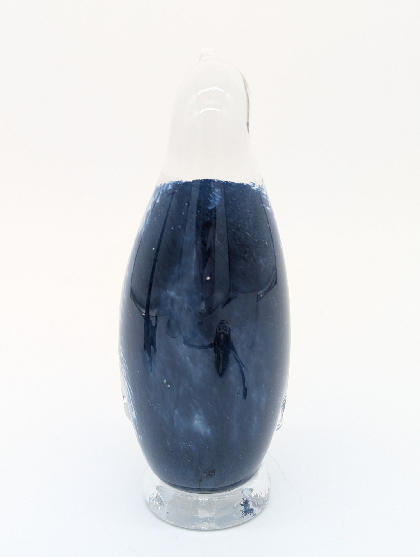 Guldkrokens Hjo Schweden Glasfigur Pinguin handgeblasen Studioglas