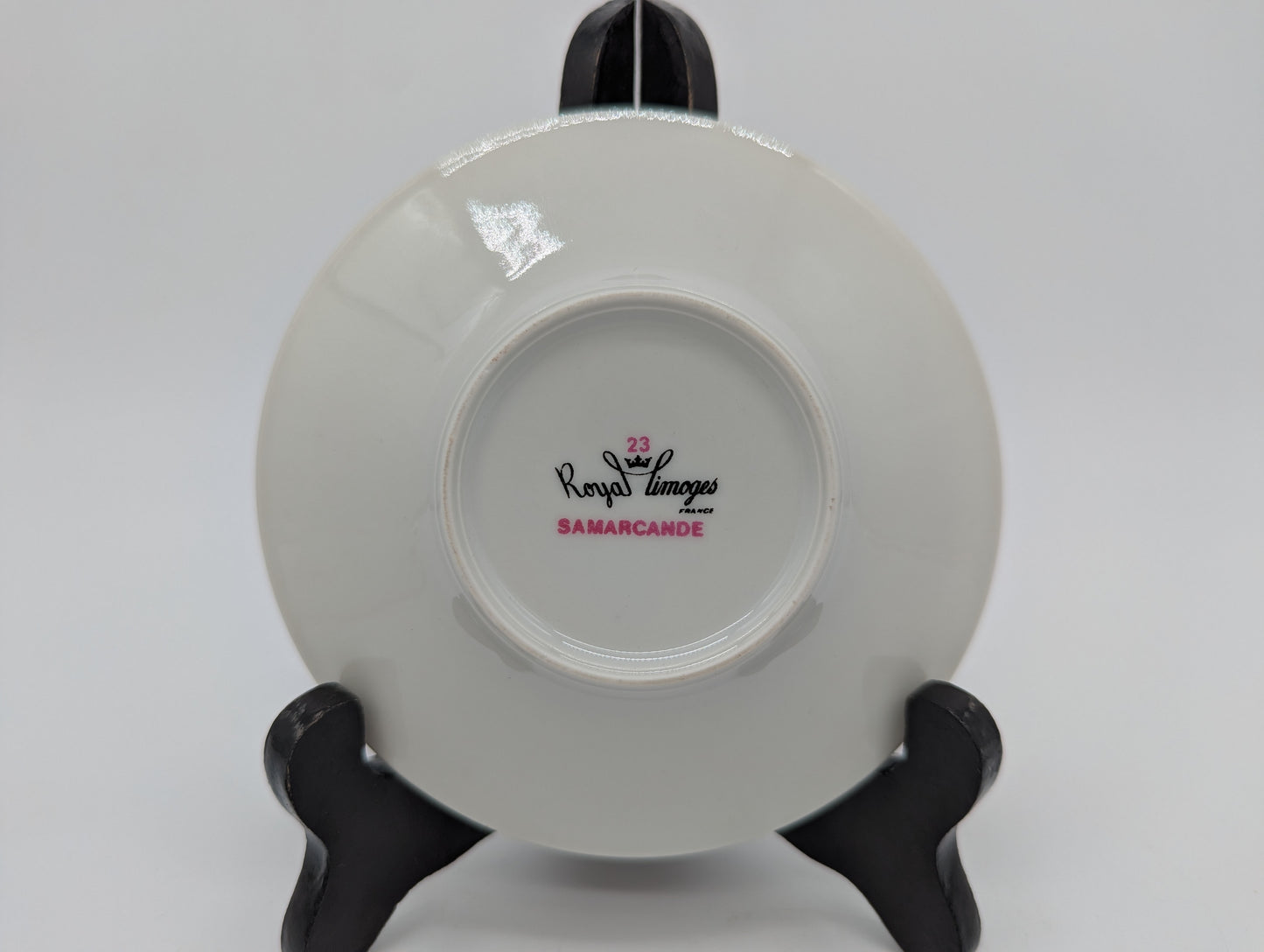 Royal Limoges Mokkaset Samarcande Porzellan Tasse Untertasse