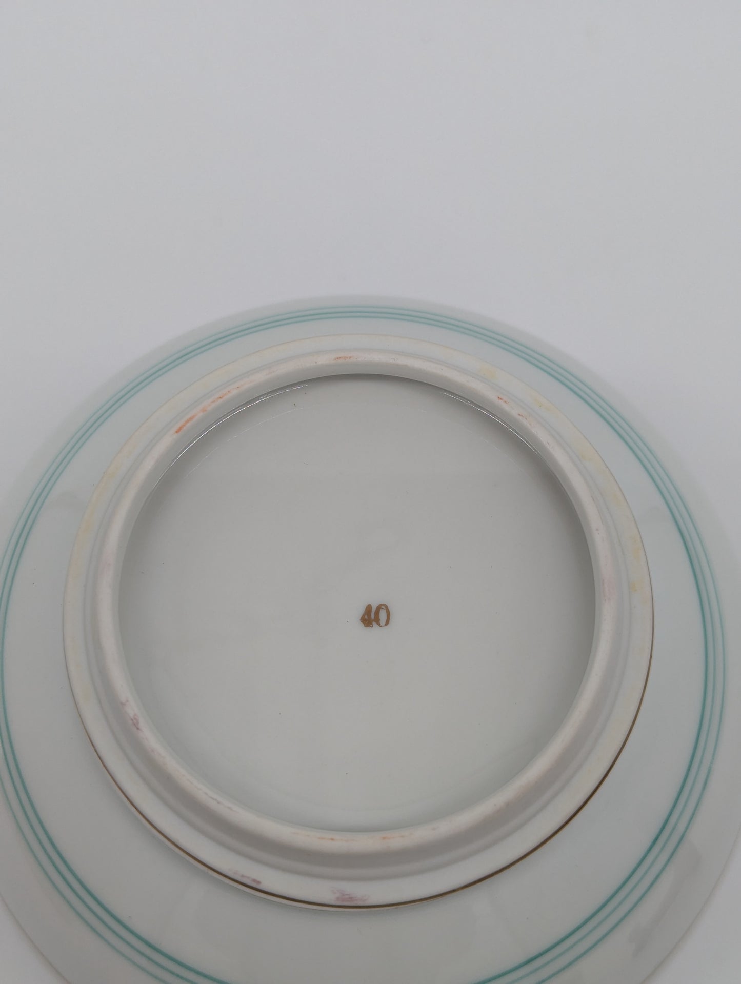 Arzberg Porzellan Dose mit Deckel Blumendekor handbemalt vergoldet