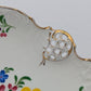 Rosenthal Molière Wandteller Blumendekor Durchbruch vergoldet