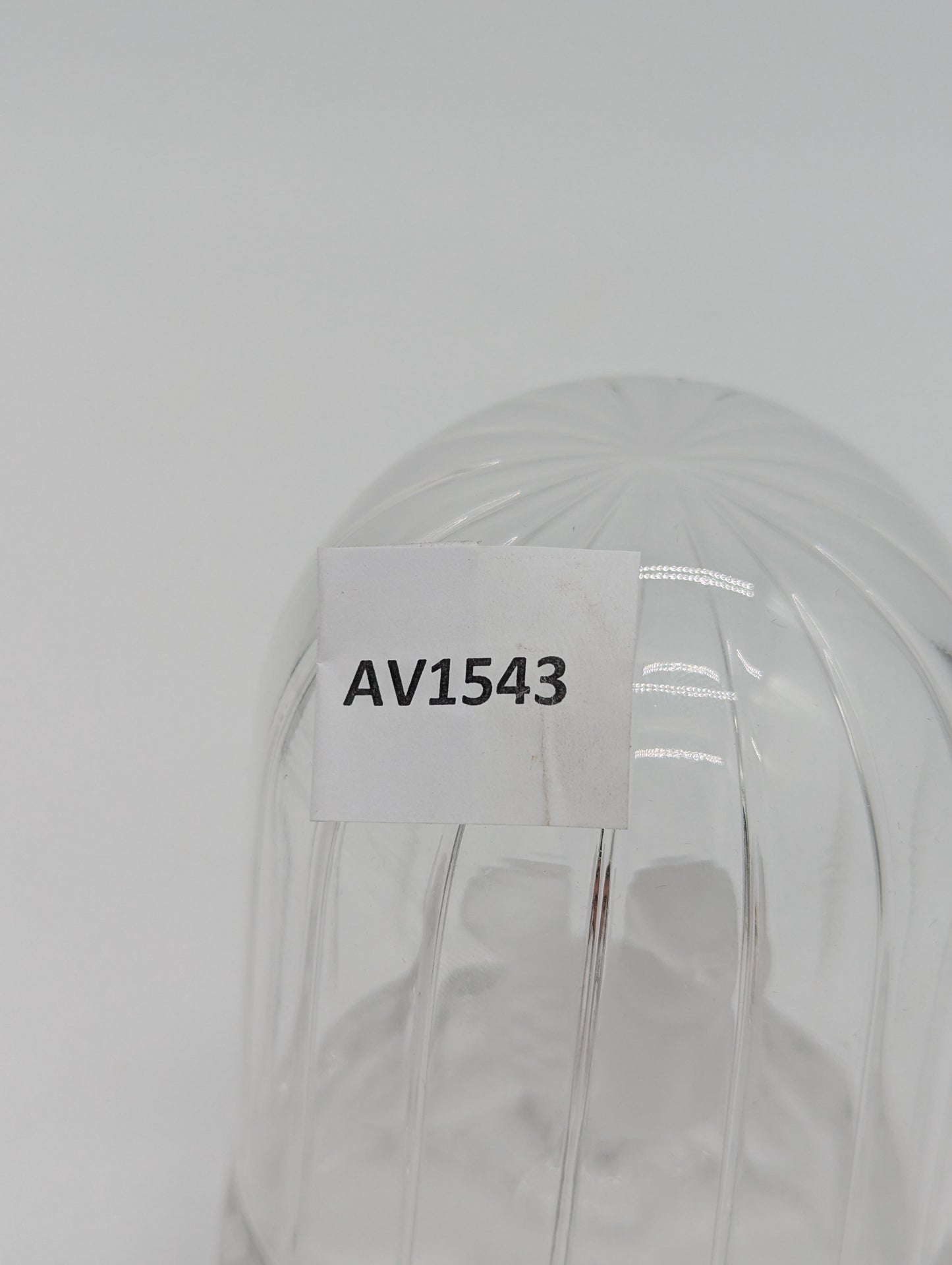 Hofbauer Glasfigur Vogel im Käfig Kristallglas Handarbeit Dekoration