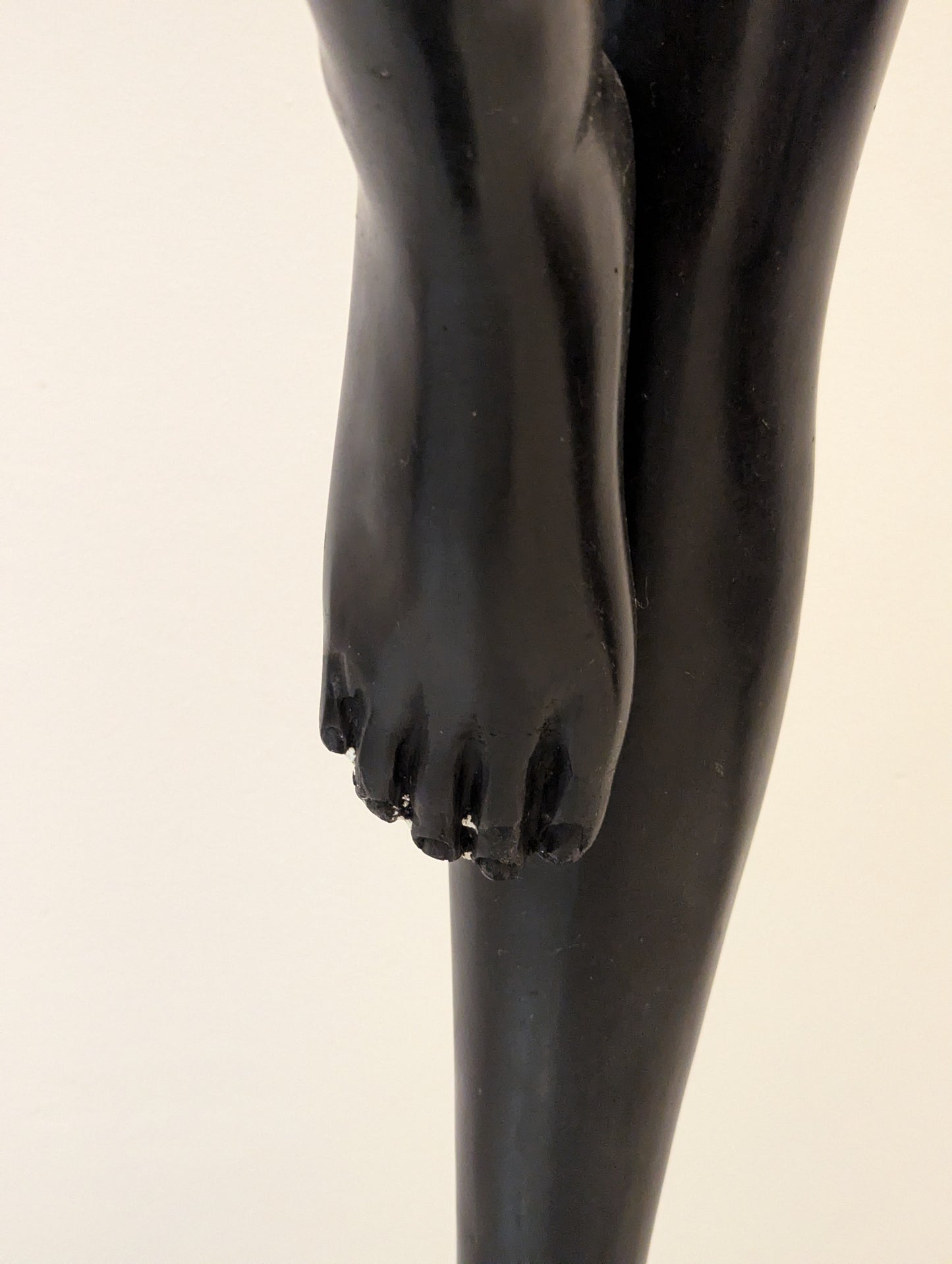 Paar Art Deco Bronze Lampen Tänzerinnen Figuren Lebensgroß