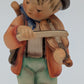 Goebel Hummel Figuren Paar Junge mit Geige und Mädchen mit Korb