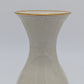 Rosenthal Porzellan Vase Reliefdekor Weiß mit Goldrand und Goldfuß