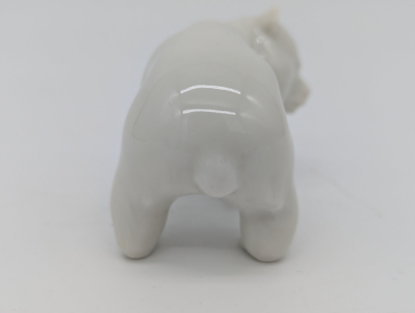 Porzellanfigur Bär Weiß Heinrich Germany Tierfigur