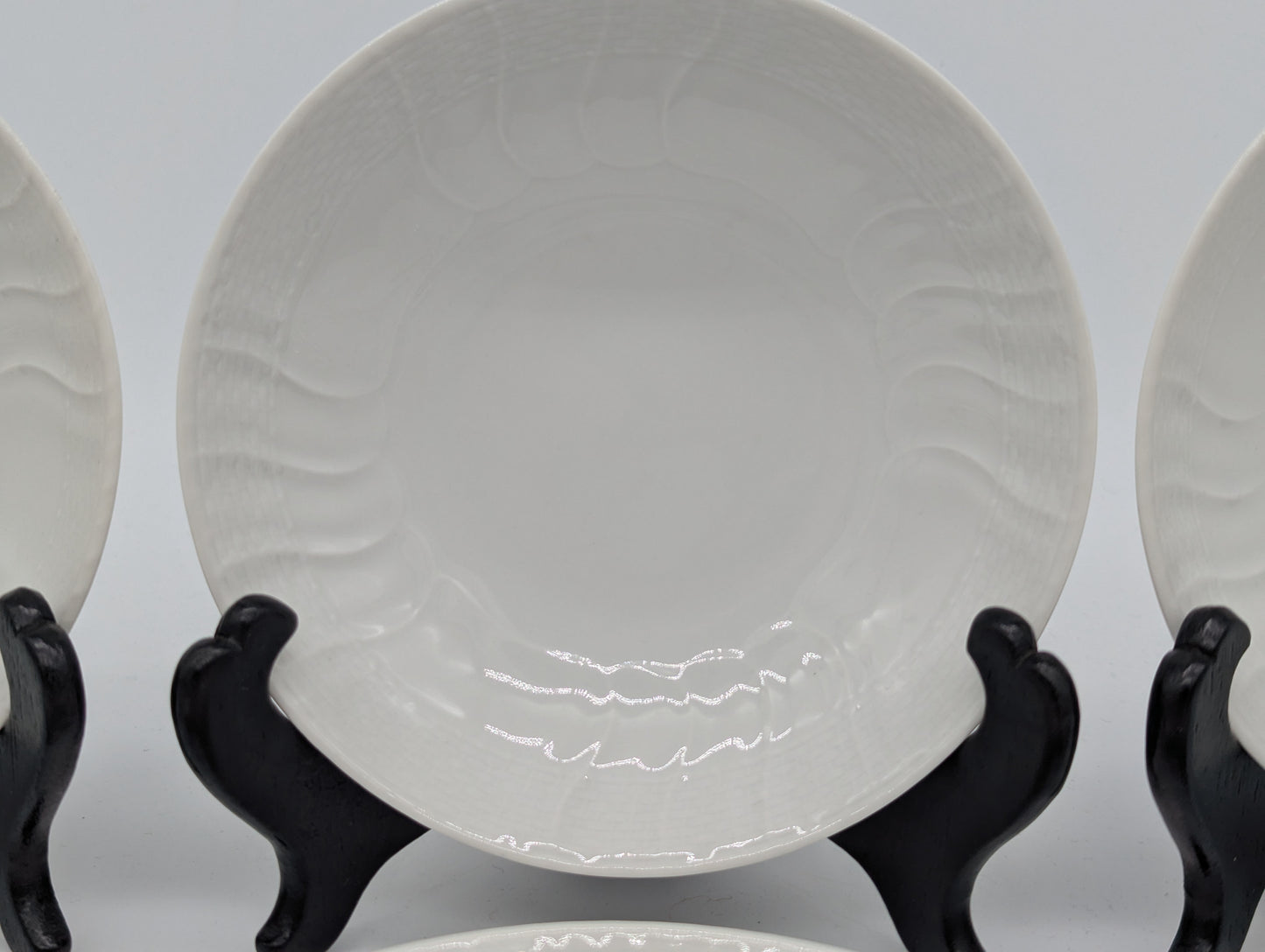 KPM Berlin Schälchen Set Kurland Weiß Reliefdekor 6 Stück